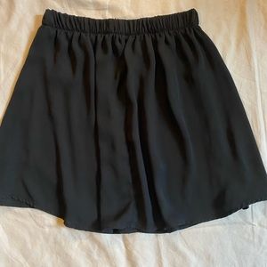 John Galt Black Mini Skirt
